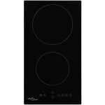 Plaque de cuisson - plaque posable plaque induction cramique 2 brleurs contrle tactile 3000 w
