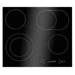 Plaque de cuisson en vitrocéramique 4 feux avec double zone encastrable bomann ebk7941 Plaque de cuisson en vitrocéramique 4 feux avec double zone encastrable bomann ebk7941