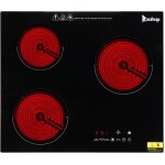 Plaque de cuisson vitrocramique - alightup - 3 foyers - 5200w - 9 niveaux de puissance