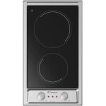 Plaque de cuisson vitroc�ramique candy ch32xk - 2 foyers - l 30cm - inox
