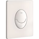 Plaque de commande - grohe - blanc - plastique - double touche - �conomique