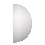 Plaque demi - lune adh�sive aluminium argent �paisseur 1mm - duval - 11 - 0102 - 1699 - 250x125
