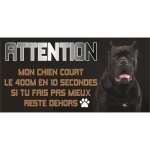 Plaque dibon chien