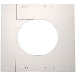 Plaque de finition - ten - pour conduit concentrique diam�tre 80 / 125 mm