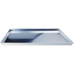 Plaque  four - pentole agnelli - rectangulaire - aluminium - 60 x 40 cm - gris