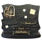 Plaque fun�raire originale