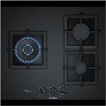 Plaque au gaz - bosch - ppc6a6b20 - 3 feux - noir - surface en verre trempé Plaque au gaz - bosch - ppc6a6b20 - 3 feux - noir - surface en verre trempé