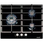 Plaque au gaz cata lci6021bk 60 cm - cuisinière - noir - 3 brûleurs - chaleur tournante Plaque au gaz cata lci6021bk 60 cm - cuisinière - noir - 3 brûleurs - chaleur tournante