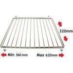 Plaque de grill universelle chrom�e ajustable pour four - cuisine & maison