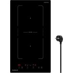 Plaque induction 2 feux 3600w encastrable avec zone flexibleboost9 niveauxminuterie et s�curit� enfant ...