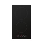 Plaque  induction 2 foyers gedtech gti2z3500b1 - 3500w - touche sensitive - verre noir