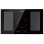 Plaque induction 5 feux encastrable - klarstein - 90 cm - 7000 w - plaque de cuisson lectrique - plaque ...