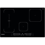 Plaque  induction - indesit - 4 feux vitrocramiques - 77 cm - booster