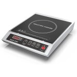 Plaque � induction portable - trahoo - 1 feu - 3500 w - 10 niveaux de puissance - temp�rature r�glable ...