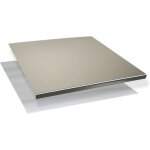Plaque inox planche � d�couper et � p�trir - 60x50cm acier inoxydable professionnelle