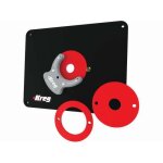 Plaque dinsertion de la table de fraisage de pr�cision kreg avec bagues de nivellement (non pr� - perc�es) ...