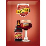 Plaque décorative - kasteel - bière kasteel rouge 8° - métal - 30 x 40 cm - vintage Plaque décorative - kasteel - bière kasteel rouge 8° - métal - 30 x 40 cm - vintage