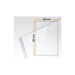 Plaque de m�thacrylate transparente 3mm - 20x30cm.