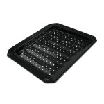 Plaque ondulée et perforée pour four et barbecue en tôle 38 x 33 cm fm professional barbecue Plaque ondulée et perforée pour four et barbecue en tôle 38 x 33 cm fm professional barbecue