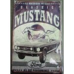 Plaque publicitaire - ford mustang - classic - m�tal - vintage - 30x20 cm