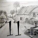 Plaque de rue personnalis�e en faience ? 108x108x04cm ? num�ro de rue personnalis� au choix�![394]