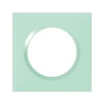 Plaque simple - legrand - dooxie - couleur atoll - utilisation intrieur - plastique