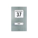 Bouton de sonnette - m - e modern - electronics kt 1 - eg - acier inoxydable - �clairable - 12 v / 1 ...