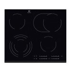 Plaque : vitrocramique electrolux 4 feux 59 / 52cm ehf6547fok