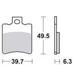 Plaquette de frein yamaha neos pour 50 cc de 2009 a 2012 ct50pad etat neuf paire de plaquette de frein. ...