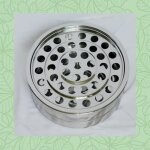 Plats plats plats l plats plats plats en acier inoxydable plateau rond base assiette 40 tasses communion ...