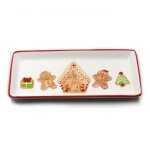 - plat � cake c�ramique - biscuits mannele 29 cm - 31132