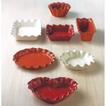 Plat clafoutis corolle  26. 5 cm rouge grand cru
