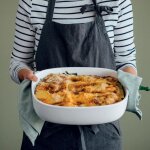 Plat de cuisson - porcelaine - 39x30x7 cm - compatible lave - vaisselle - style classique - idal pour ...