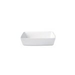 Plat de cuisson rectangle en porcelaine - l21 cm