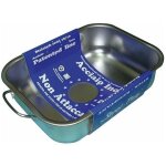 Plat à four haut - steel pan - 25 x 19 cm - inox - antiadhérent - poignées latérales Plat à four haut - steel pan - 25 x 19 cm - inox - antiadhérent - poignées latérales