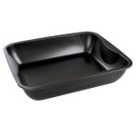 Plat  four xxl - zenker - rf. 7201 - acier anti - adhrent - compatible lave - vaisselle - 38x28 cm ...