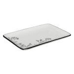 Plat de pr�sentation white floral 20cm blanc