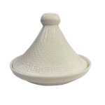 Plat  tajine en porcelaine cllia 25cm blanc