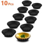 Plat � tarte lot de 10 moule � tarte rev�tement antiadh�sif moule � quiche pour tartes g�teaux pudding ...