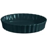 Plat a tarte tourtiere haute 28 cm bleu belle ile - emile henry