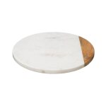 Plat tournant marbre 30cm blanc