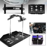 Plateau de batterie kit de fixation pour support de batterie de voiture universel en mtal 34. 2 x 20cm ...