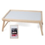 Plateau en bois pour le lit - plateau avec pieds - support de lit en bois de bambou - plateau petit djeuner ...