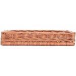 Corbeille - noname - rectangulaire - osier clair - 40x30 cm - hauteur 12 cm Corbeille - noname - rectangulaire - osier clair - 40x30 cm - hauteur 12 cm