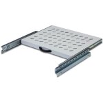 Plateau coulissant 1u 19 345mm gris - etagere coulissante - profondeur 345mm - charge maximale : 35kg ...