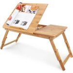 Plateau de lit pliable table pour ordinateur portable bureau rglable avec trous daration matriau: ...