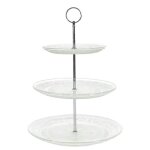 Plateau de prsentation 3 niveaux 35cm transparent
