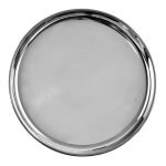Plateau de service en acier - orion - rond - 18 cm - acier inoxydable - argent� - brillant �lev�