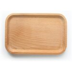 Plateau de service de bois plateau petit d�jeuner plateau repas 20 * 13 * 1. 5cm