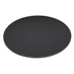 Plateau de table dext�rieur rond noir mat 600 mm - bolero